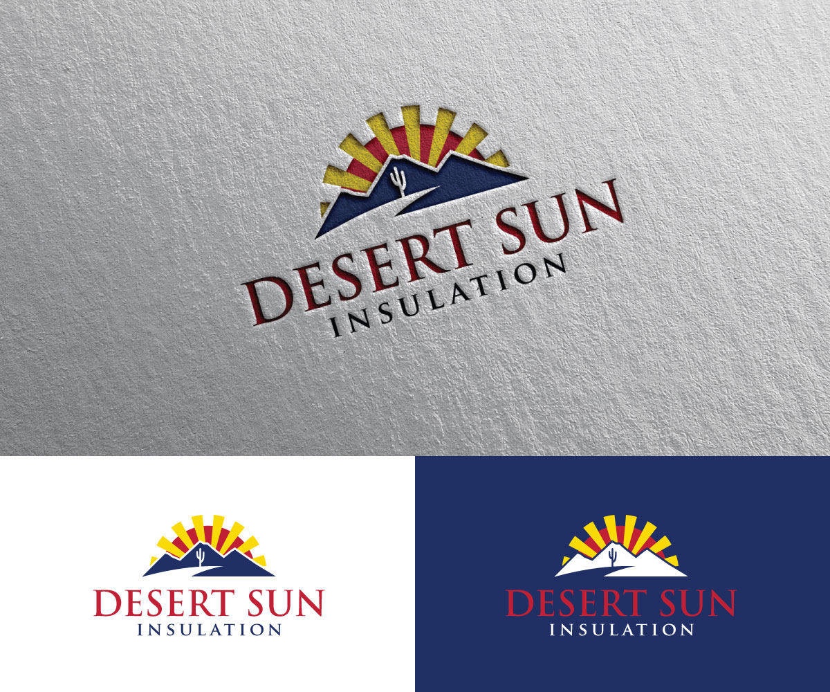 Logo-Design von Iris 3 für Desert Sun Insulation | Design #26768098