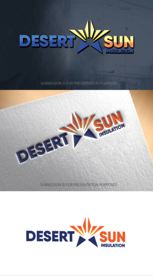 Logo Design by graphicevolution for Desert Sun Insulation | Design: #26771067