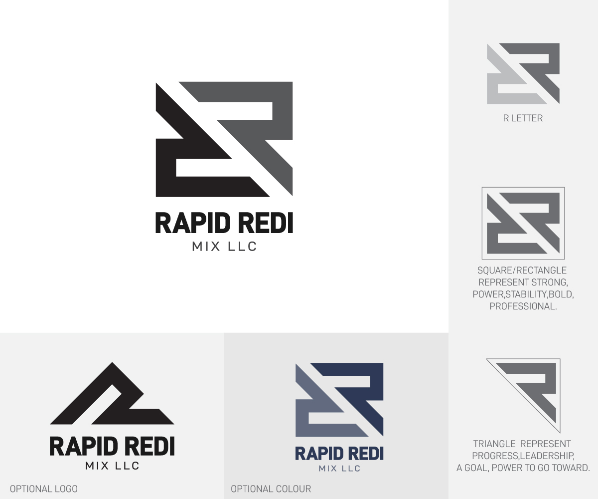 Logo Design by TrisDesign for Rapid Redi Mix | Design #26775851