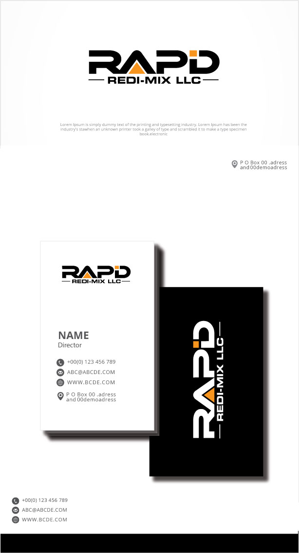Logo-Design von graphicevolution für Rapid Redi Mix | Design #26769216