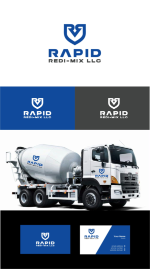 Logo Design by RAN MEI JS for Rapid Redi Mix | Design: #26772400