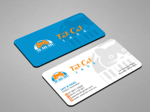 Business Card Design by Creations Box 2015 for Fat Cat Jazz | Design: #26785604