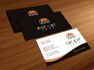 Business Card Design by Creations Box 2015 for Fat Cat Jazz | Design: #26785606