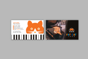 Business Card Design by Creations Box 2015 for Fat Cat Jazz | Design: #26785610