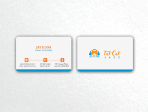 Business Card Design by Creations Box 2015 for Fat Cat Jazz | Design: #26786678