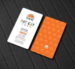 Business Card Design by Creations Box 2015 for Fat Cat Jazz | Design: #26786680