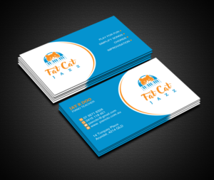 Business Card Design by Creations Box 2015 for Fat Cat Jazz | Design: #26786683
