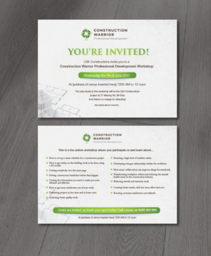 Invitation Design by alex989 for this project | Design: #26768201