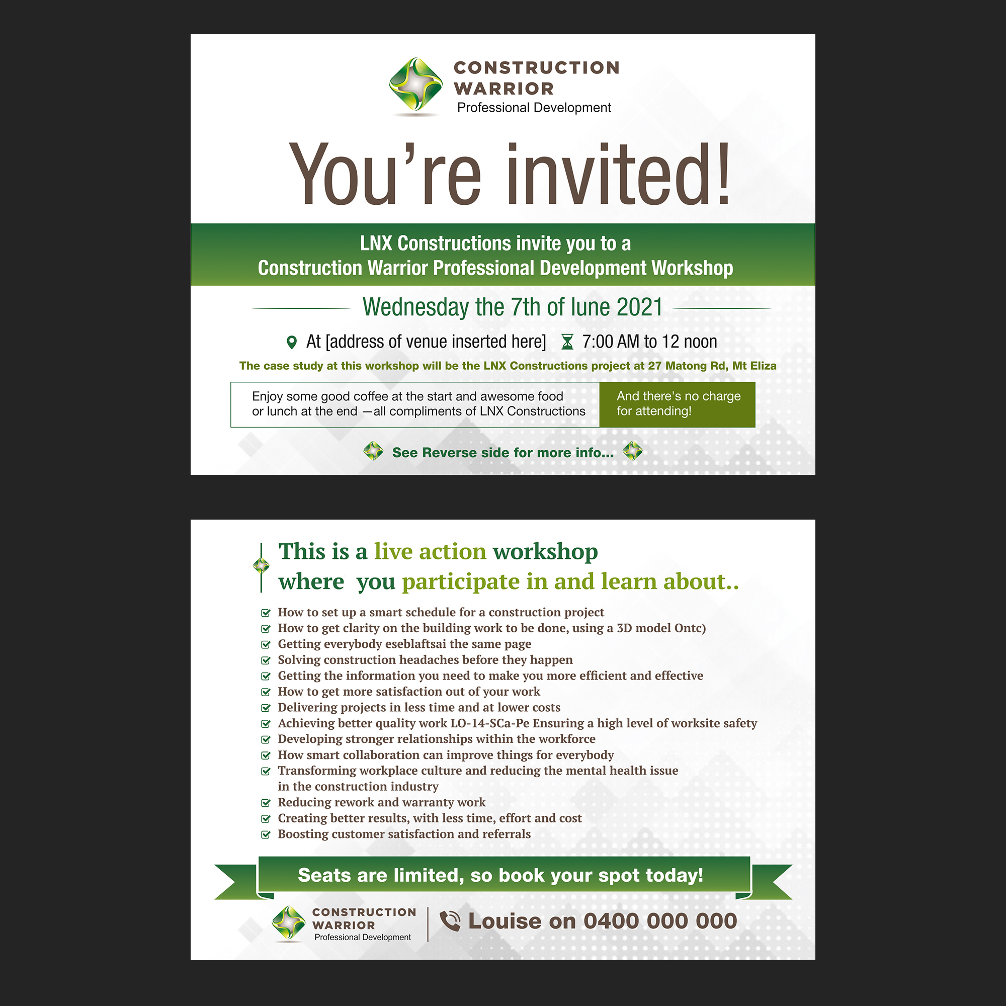 Einladungs-Design von ecorokerz für dieses Projekt | Design #26770747