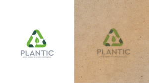 Plantic, plant based recycled packaging | Logo Design by jaime.sp