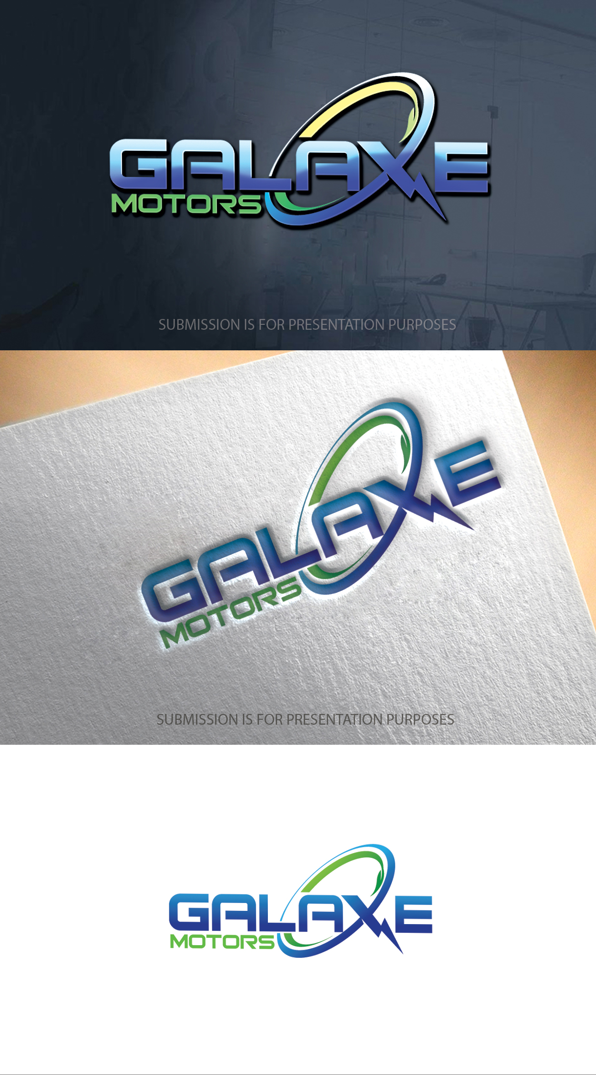 Logo Design by graphicevolution for GalaxE. Motors | Design #26779490