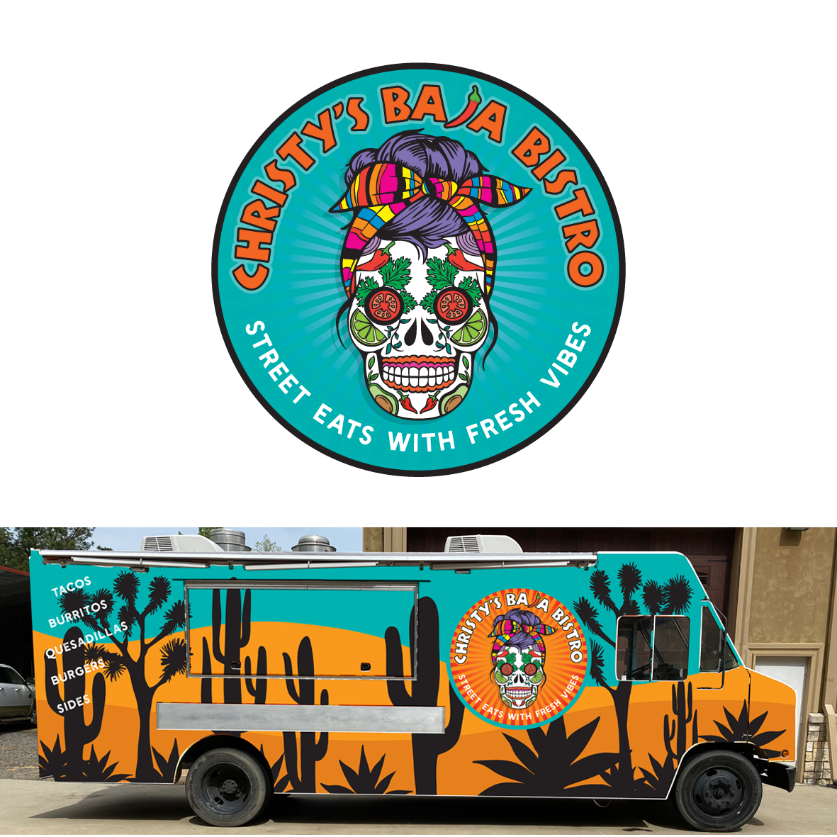 Logo-Design von Samantha Ward Design für Christy’s Baja Bistro  | Design #26773095