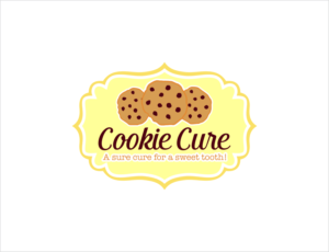 Must include company title "Cookie Cure".  The slogan "A sure cure for a sweet tooth!" | Diseño de Logo por BNdesigner