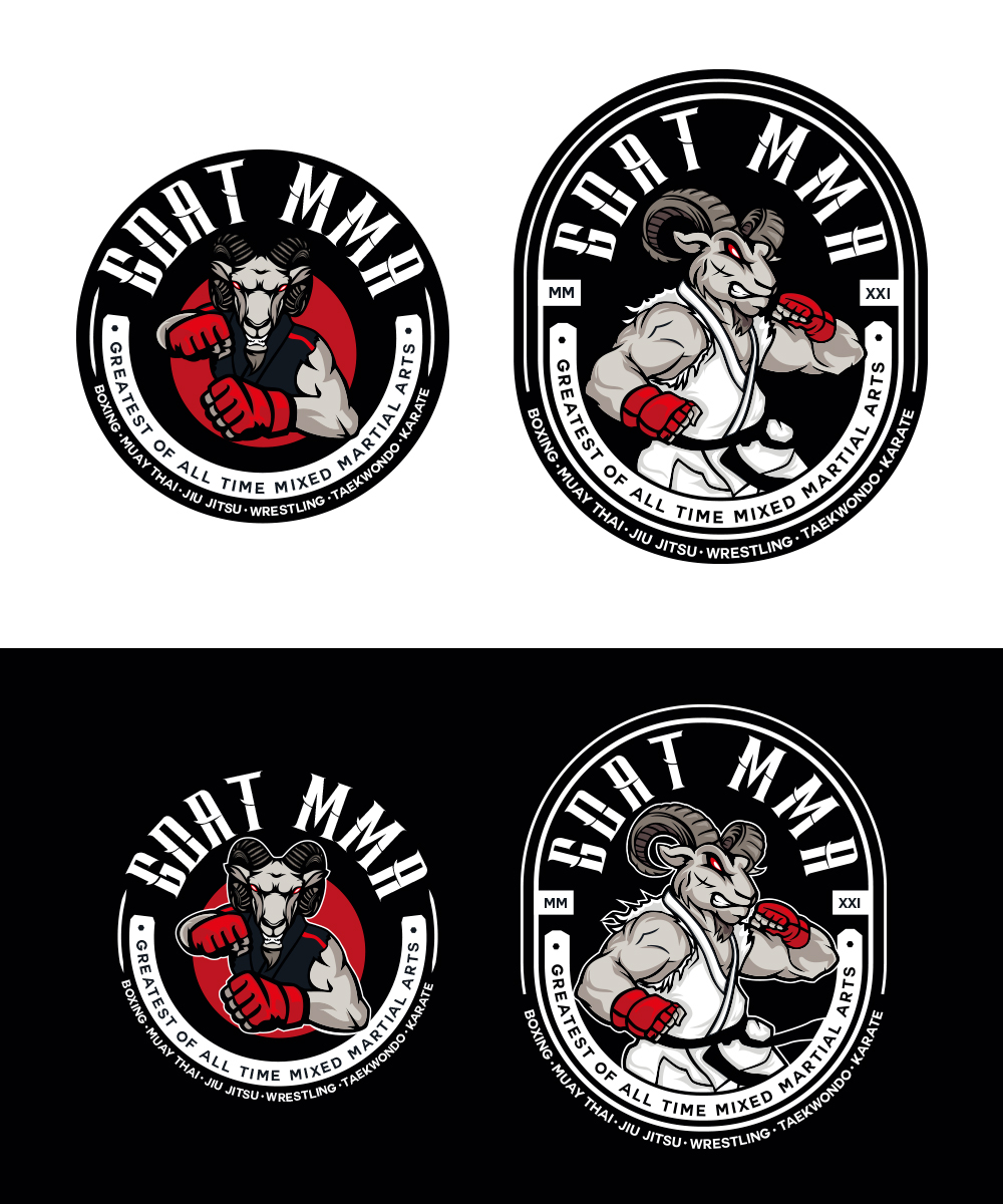 Logo Design by StudioD™ for GOAT MMA | Design #26803474