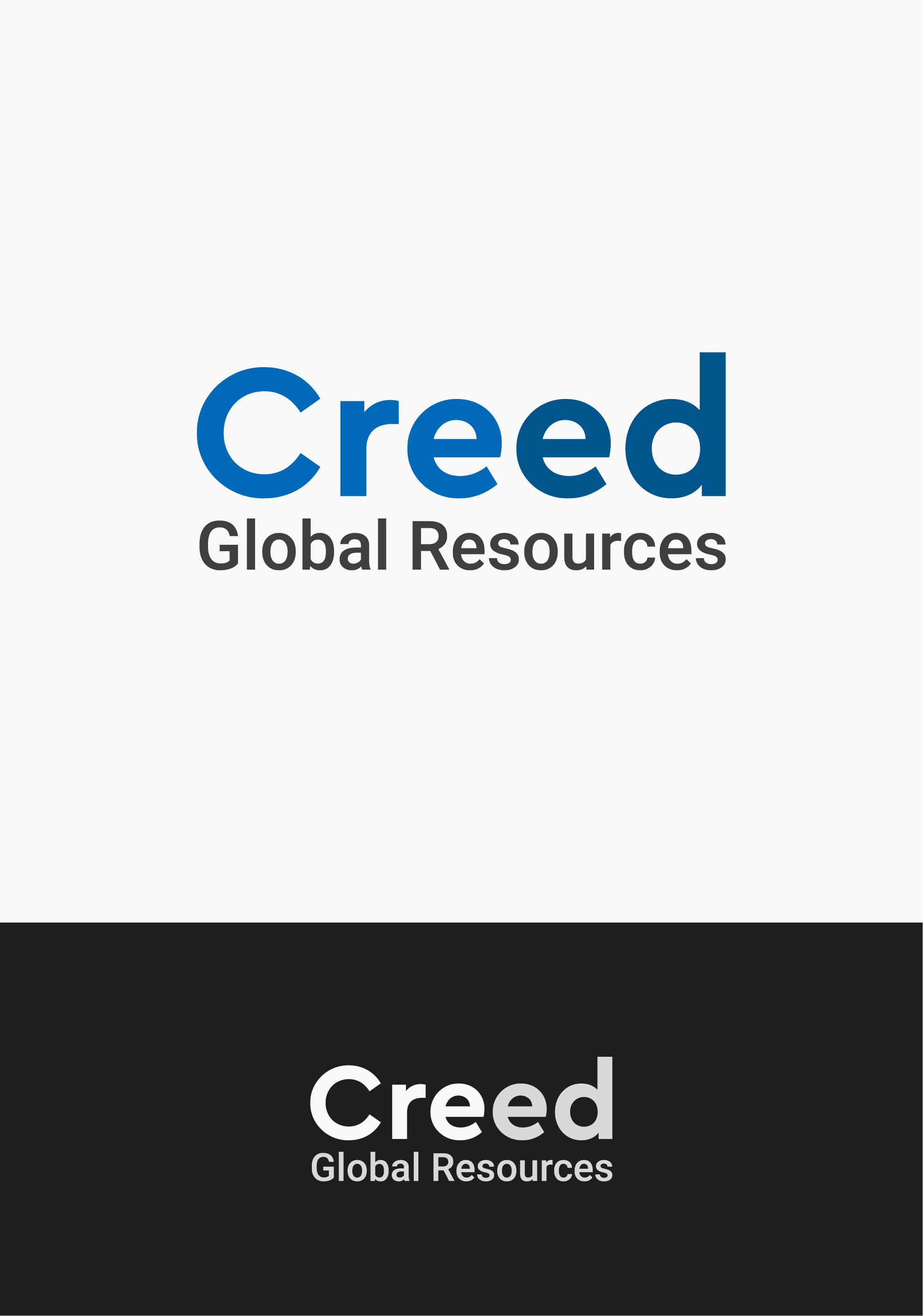 Diseño de Logo por NonNegativeSpace para Creed Global Resources | Diseño #26777377