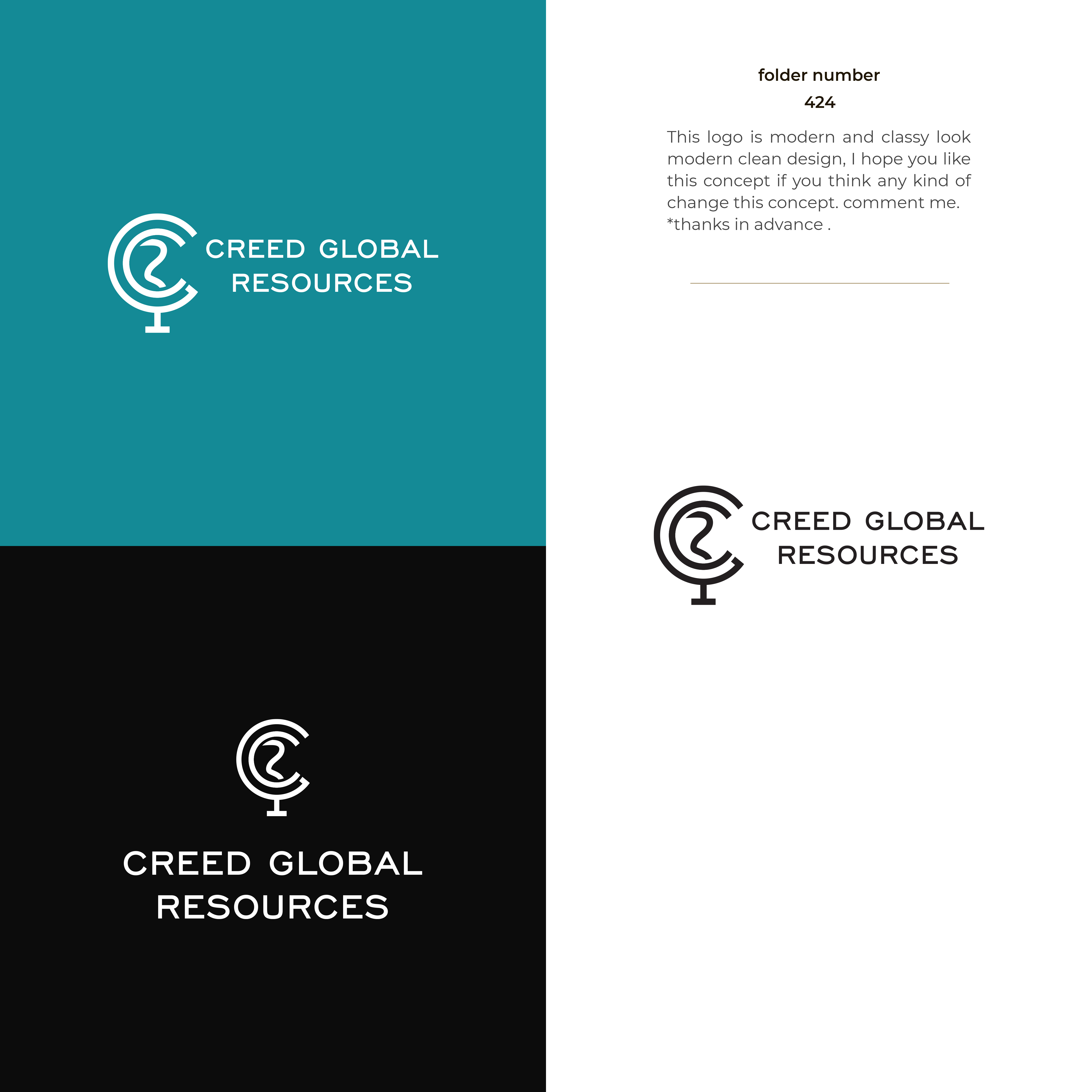 Logo Design by vramar.roy for Creed Global Resources | Design #26772901