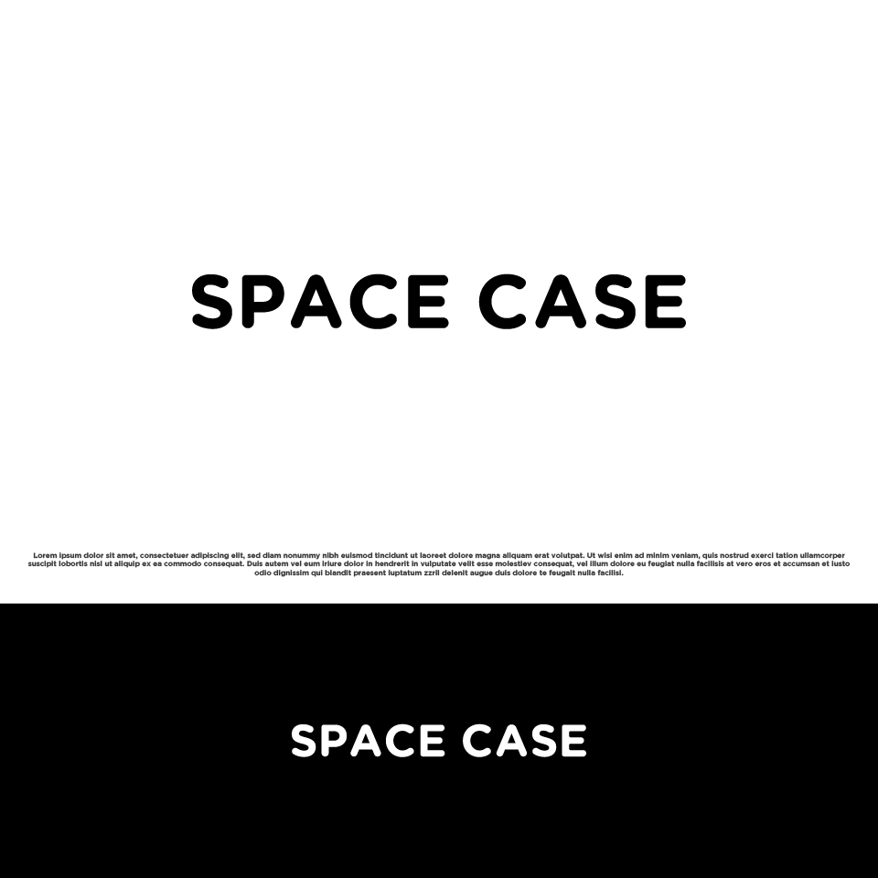 Logo Design for "Space Case" , potentially "The Space Case" or "Space