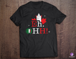 The Italian-Canadian Relations T-Shirt | T-shirt Design by FigliaPerduta