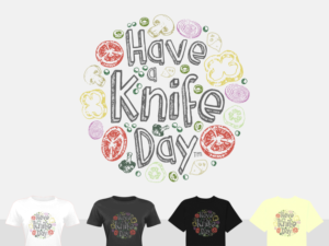 T-shirt Design for Knife Sharpening Company -  | T-shirt Design by STierney
