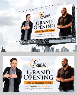 Church Grand Opening Bill Board design | Design Graphique par Aurora:)