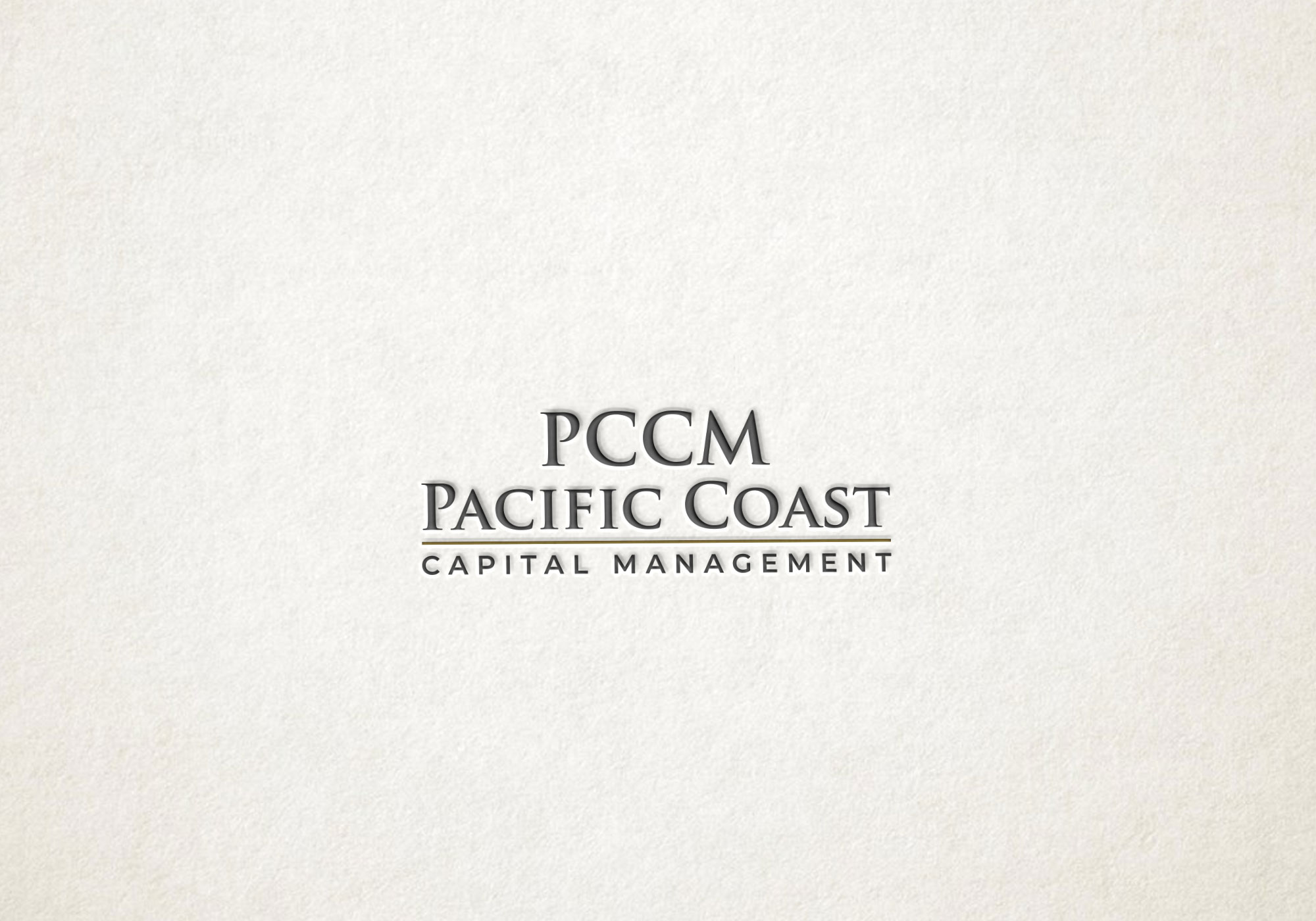 Logo Design by R.design for Pacific Coast Capital Management | Design #26772858