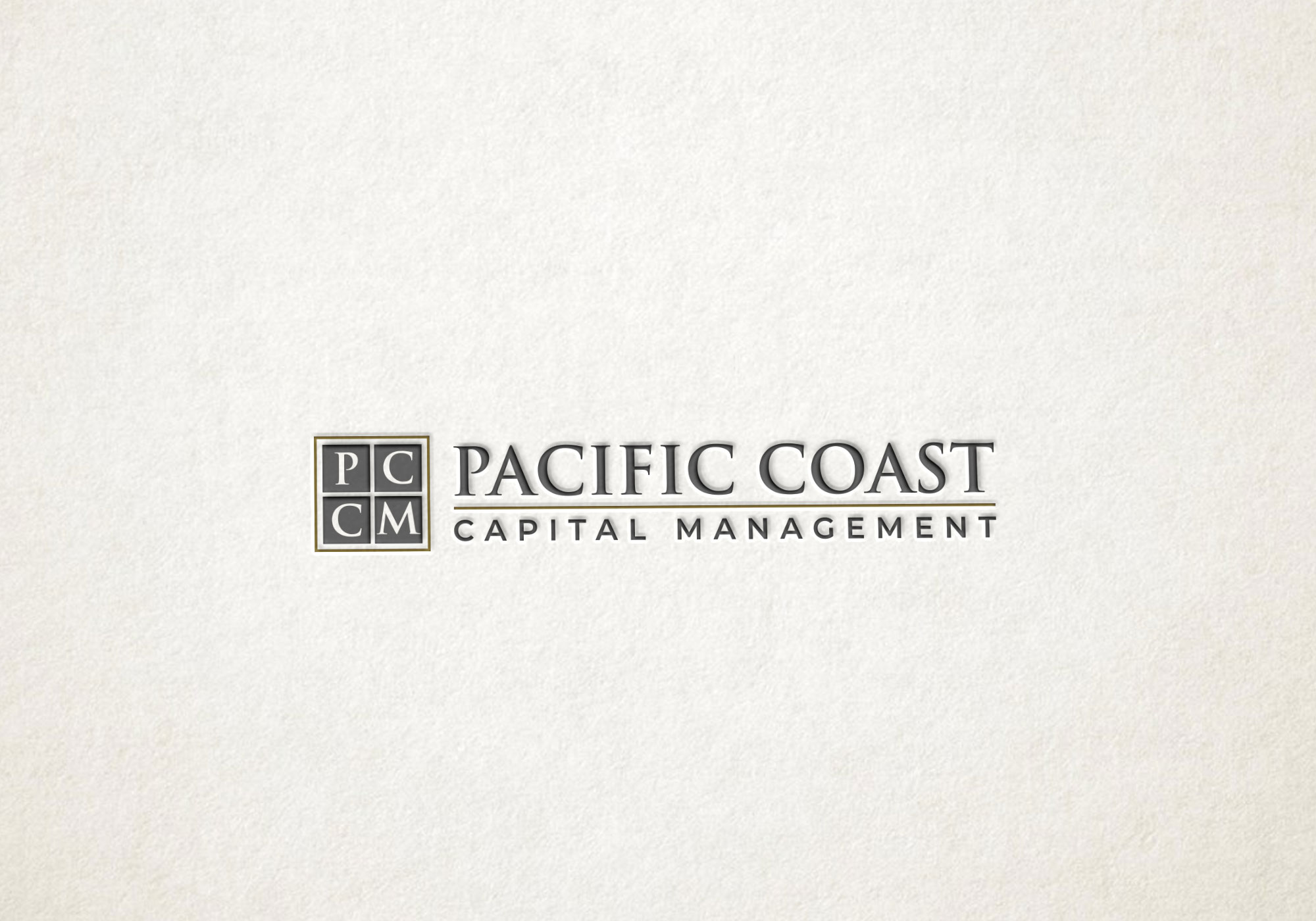 Logo Design by R.design for Pacific Coast Capital Management | Design #26772902