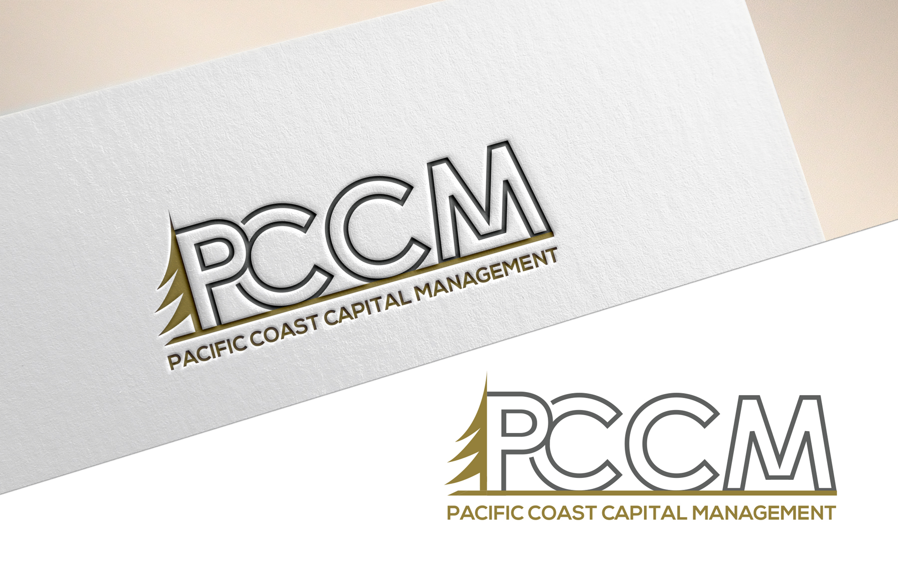 Logo Design by Rubia@ for Pacific Coast Capital Management | Design #26785637