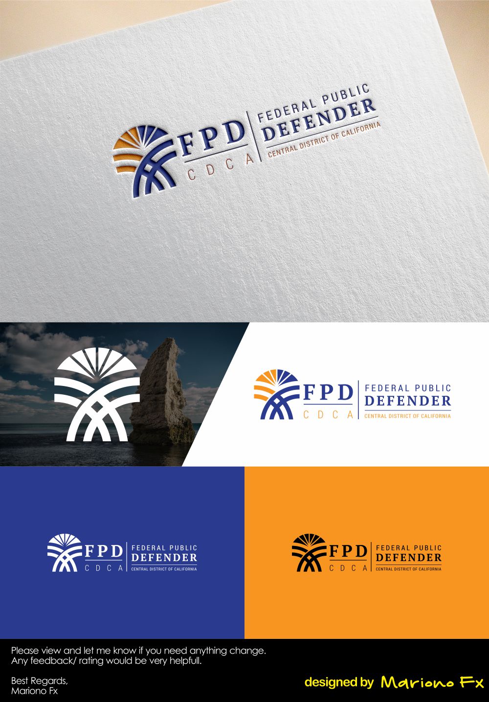 Diseño de Logo por Mariono Fx para Federal Public Defender CDCA | Diseño #26776761