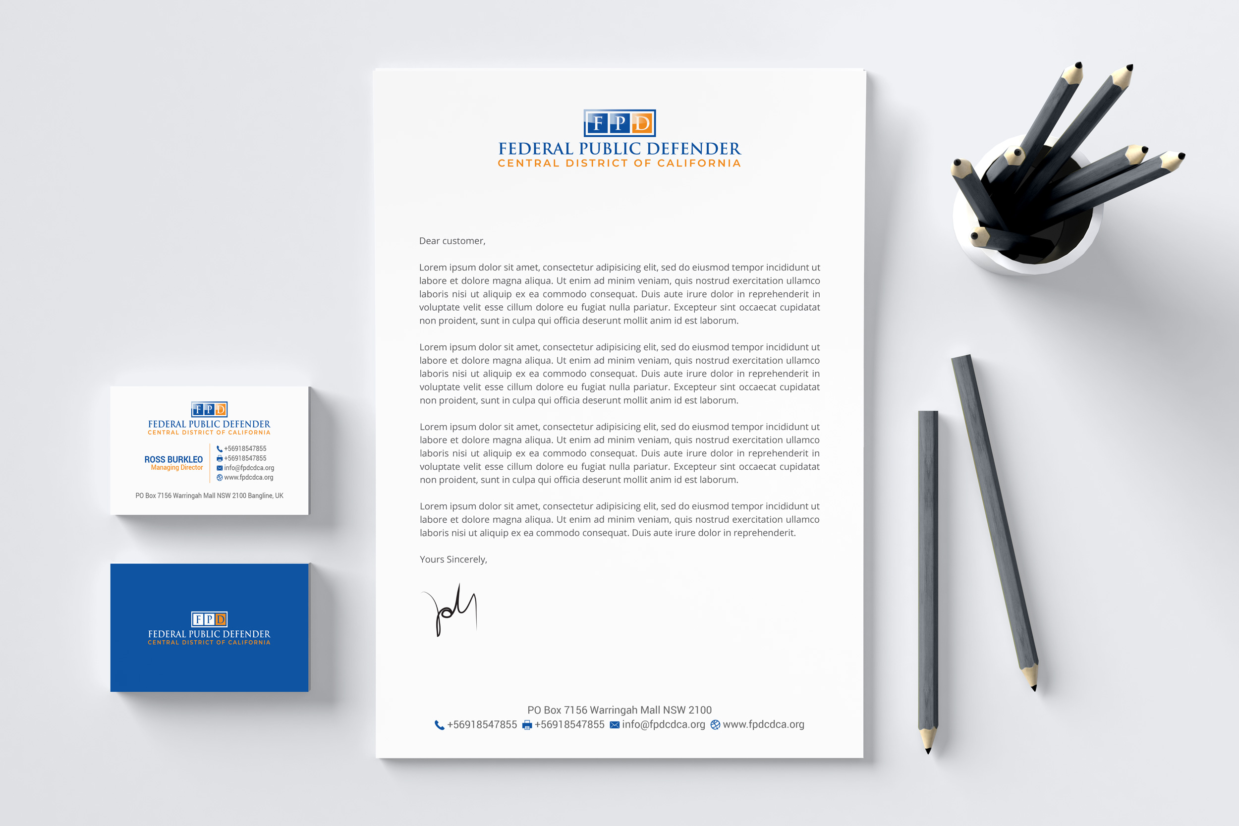 Diseño de Logo por R.design para Federal Public Defender CDCA | Diseño #26780707