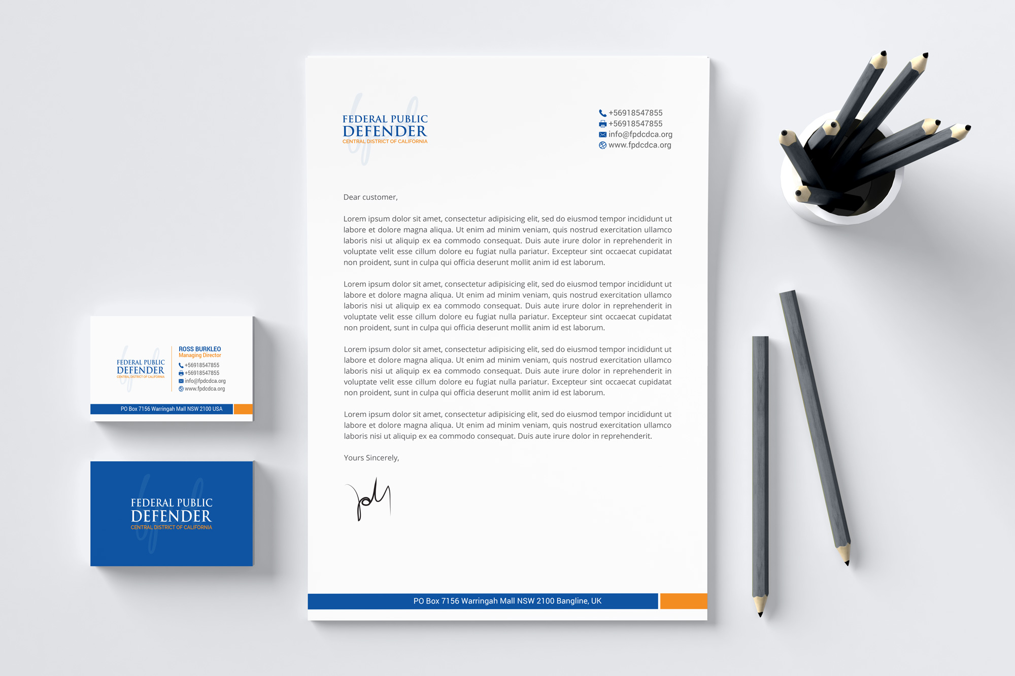 Logo Design by R.design for Federal Public Defender CDCA | Design #26781013