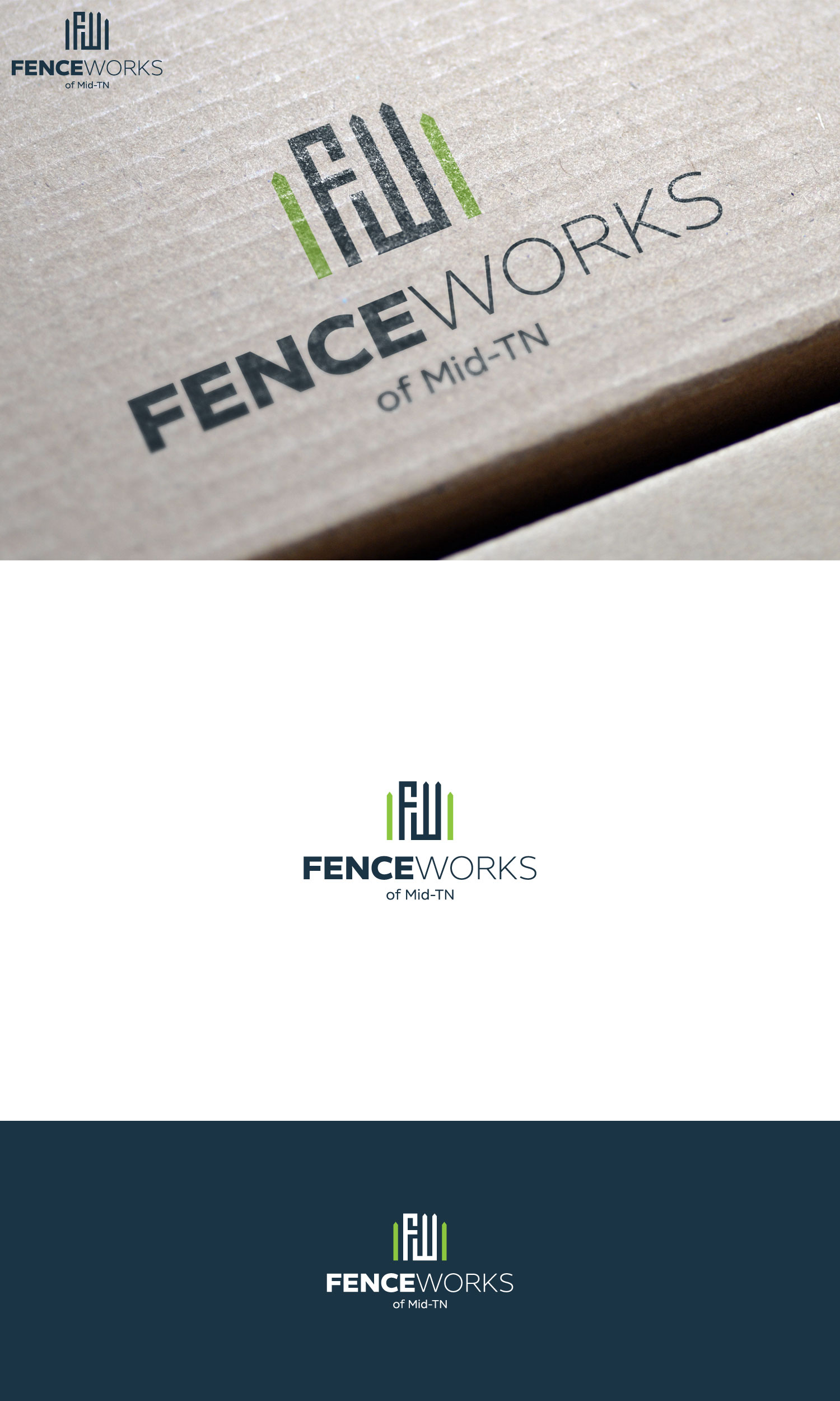 Logo Design by Haja_H2 for Fenceworks of Middle Tennessee | Design #26779173
