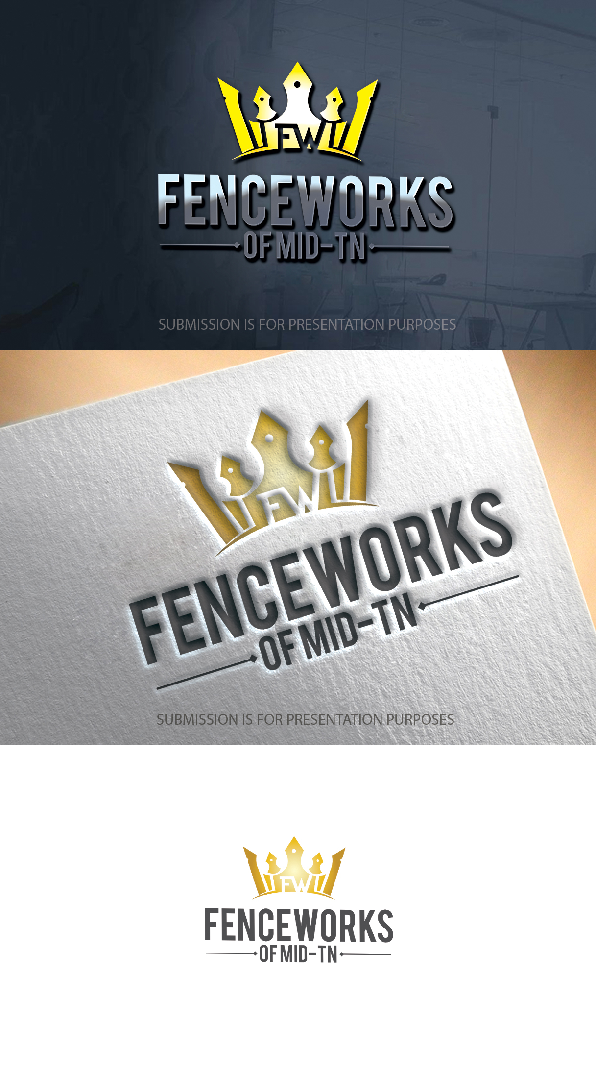 Logo Design by graphicevolution for Fenceworks of Middle Tennessee | Design #26775160