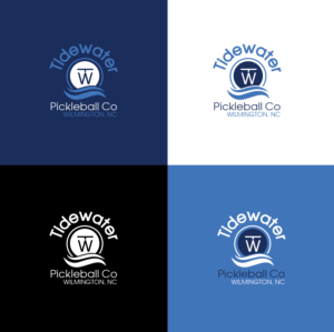 Tidewater Pickleball Co, Wilmington, NC | Logo Design by Maxo-Biz