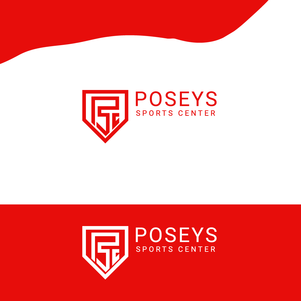 Logo Design by Minimalist Studio for Posey's Sports Center | Design #26945353