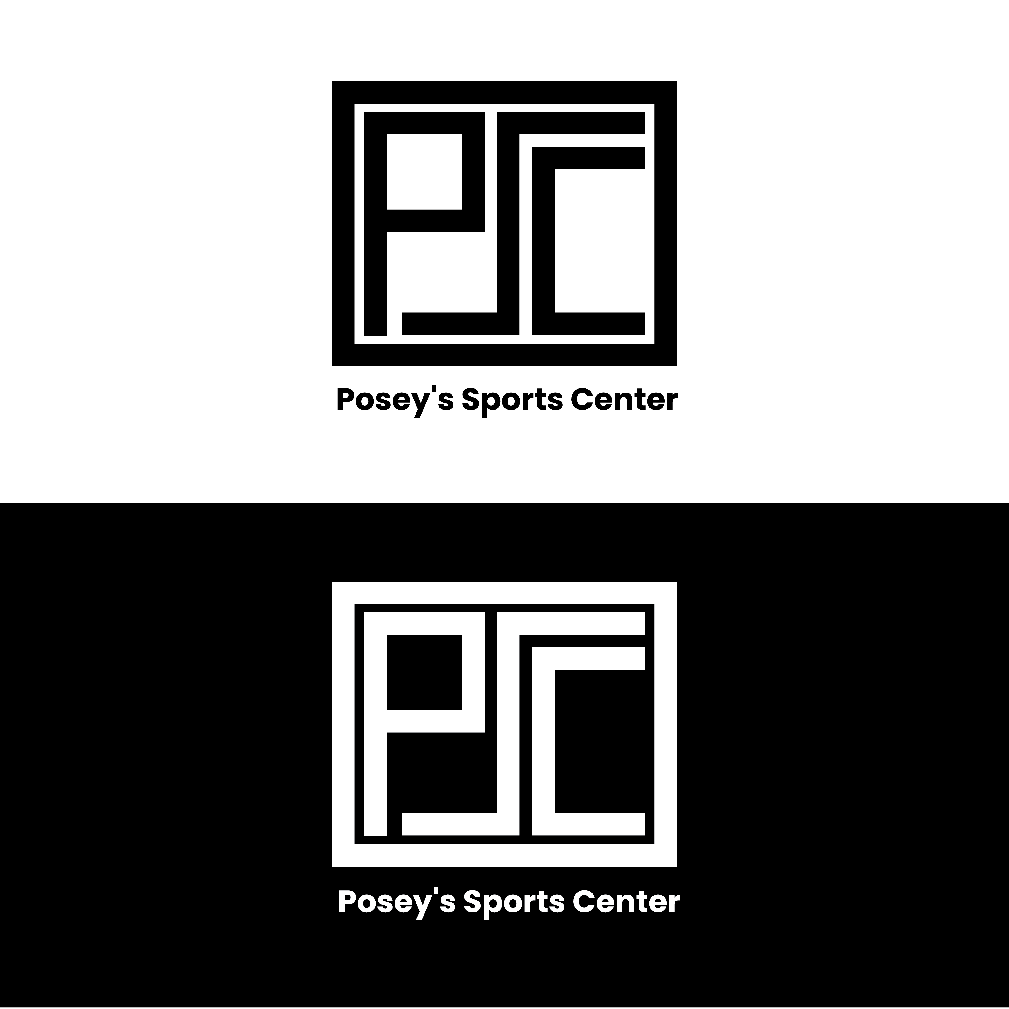 Logo Design by Gee Arellano for Posey's Sports Center | Design #26800900
