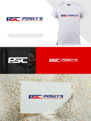 Logo Design by MX LogoArt for Posey's Sports Center | Design: #26774661