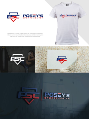 Logo Design by MX LogoArt for Posey's Sports Center | Design: #26779507