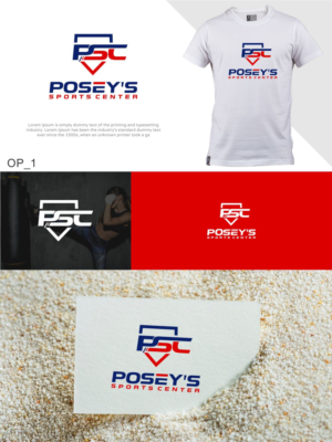 Logo Design by MX LogoArt for Posey's Sports Center | Design: #26804270