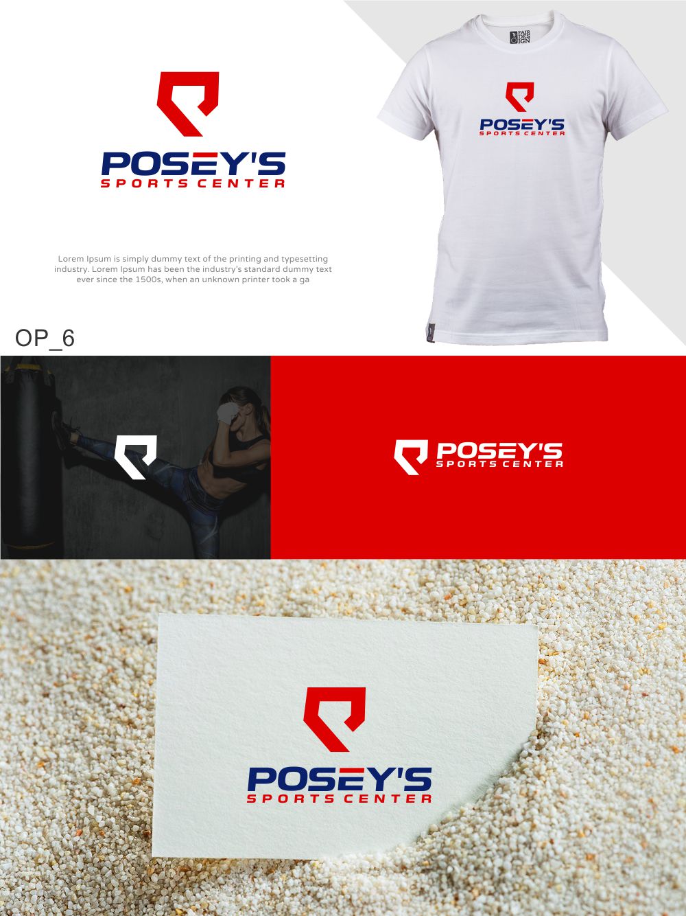 Logo Design by MX LogoArt for Posey's Sports Center | Design #26810334