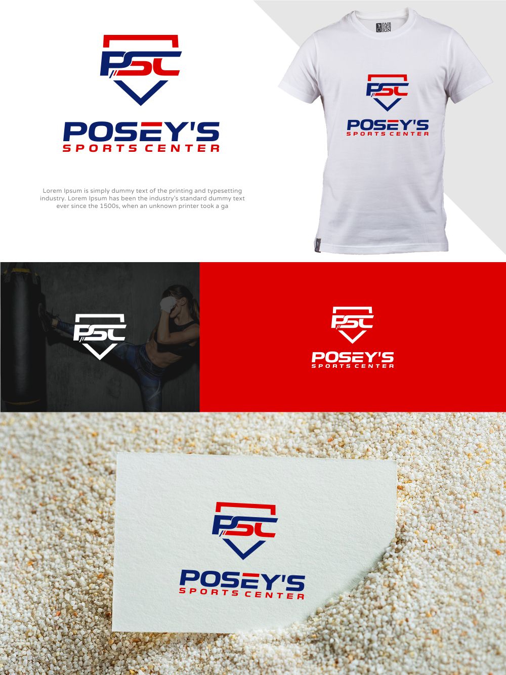 Diseño de Logo por MX LogoArt para Posey's Sports Center | Diseño: #26856365