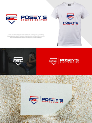 Diseño de Logo por MX LogoArt para Posey's Sports Center | Diseño: #26856367