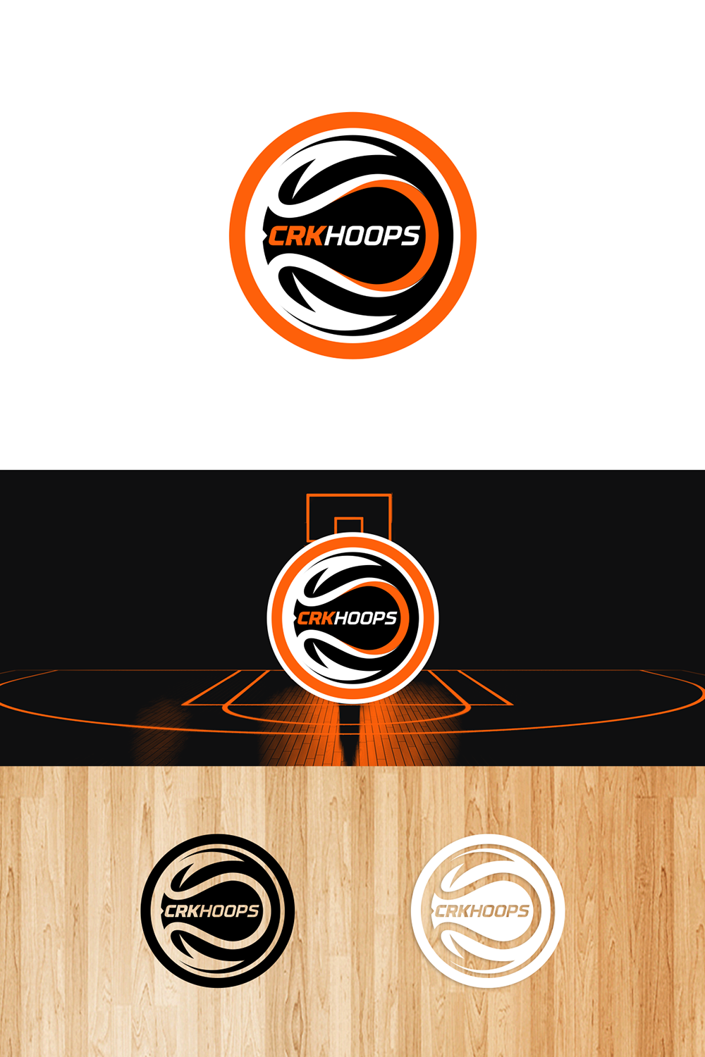 Logo-Design von Geek.cook Studioworks für CRK Hoops, LLC. | Design #26783859