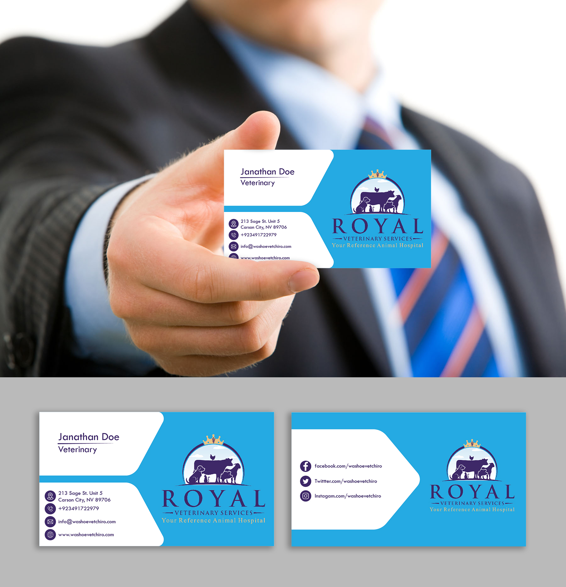 Business Card Design by Titan Solbiz for this project | Design #26776262