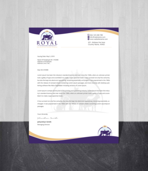 Letterhead Design by Creations Box 2015