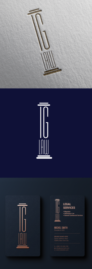Logo Design by uk for IG Law Practice | Design #26776043