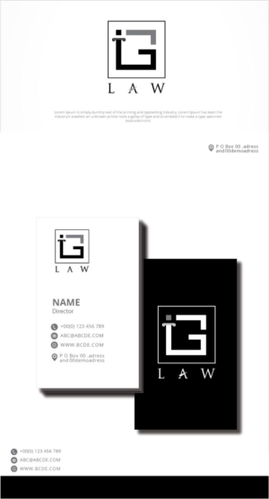 Logo Design by graphicevolution for IG Law Practice | Design: #26774288