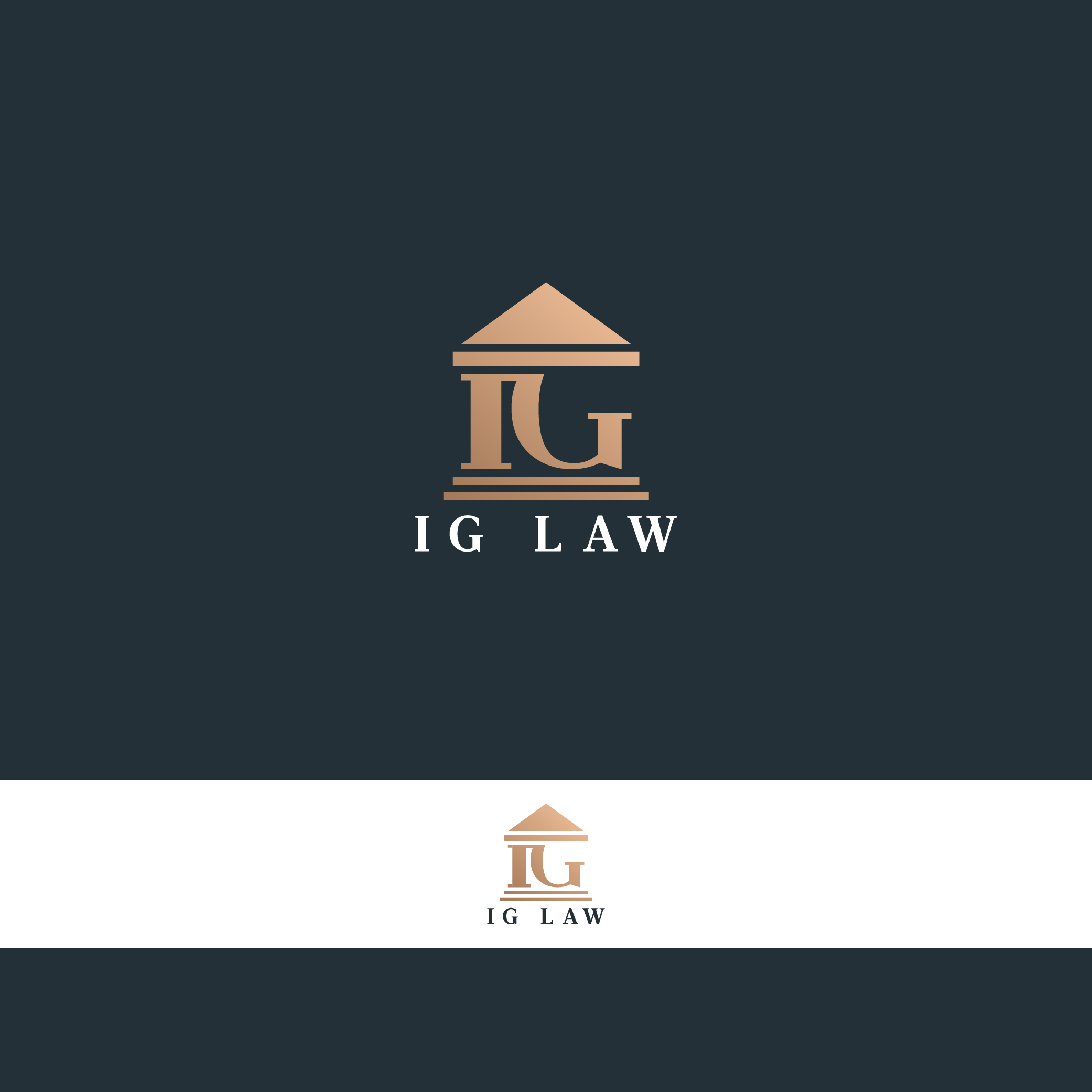 Design de Logo par Graphics Farrukh 2 pour IG Law Practice | Design #26779203