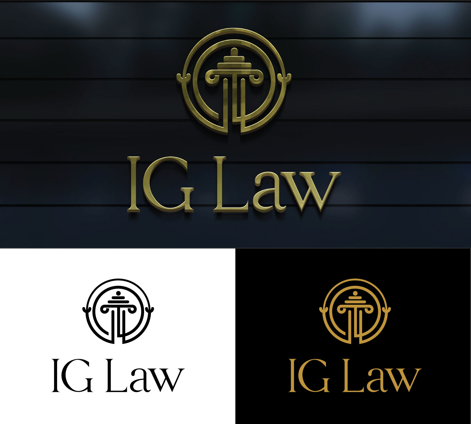Logo Design by u2square for IG Law Practice | Design #26776931