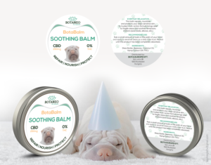 Label for Dog Nourishing CBD Balm | Design Emballage par Sajal Samaddar