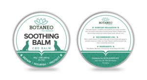 Label for Dog Nourishing CBD Balm | Packaging Design by SAI DESIGNS